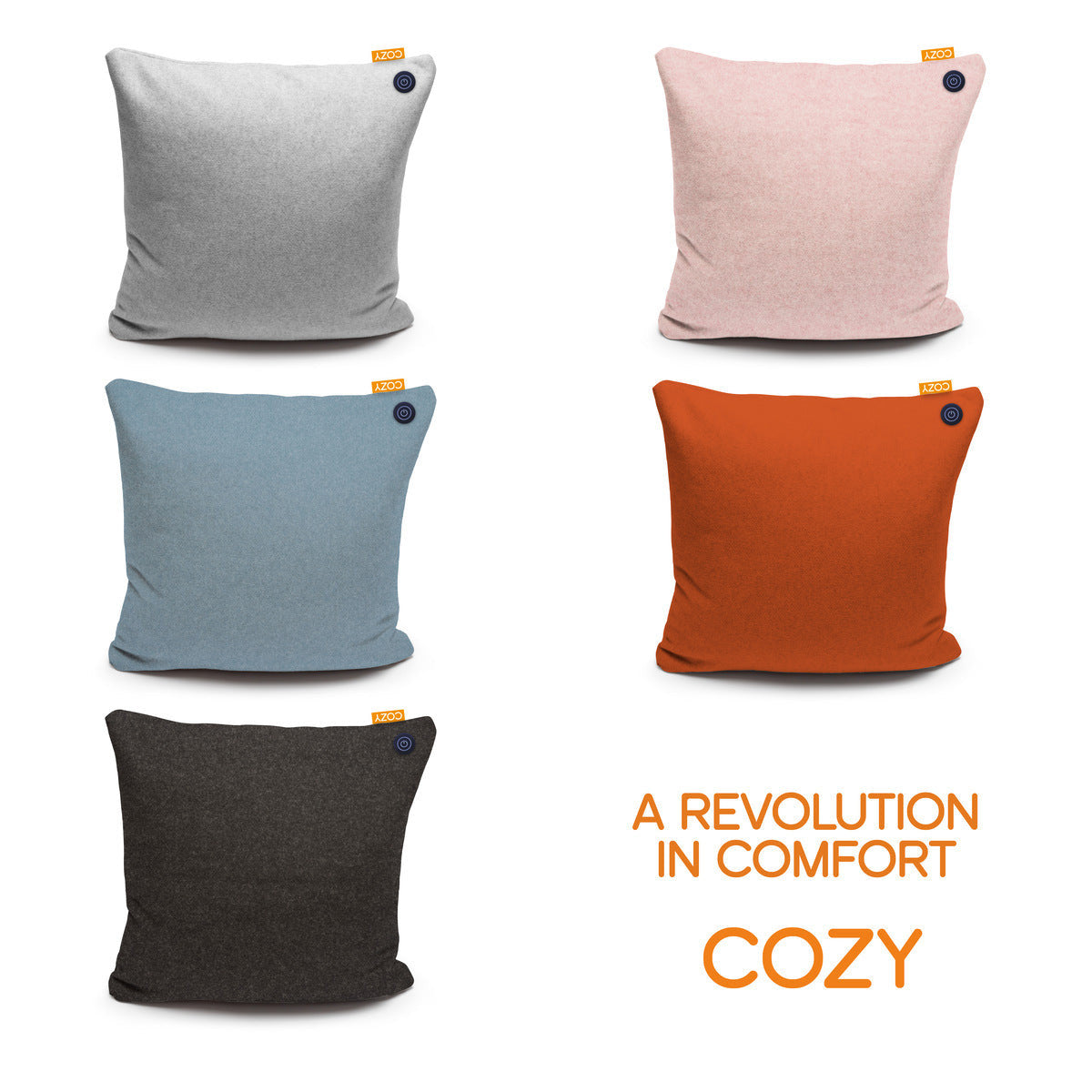 COZY Heated Cushion Cordless - UNA (45cm x 45cm)